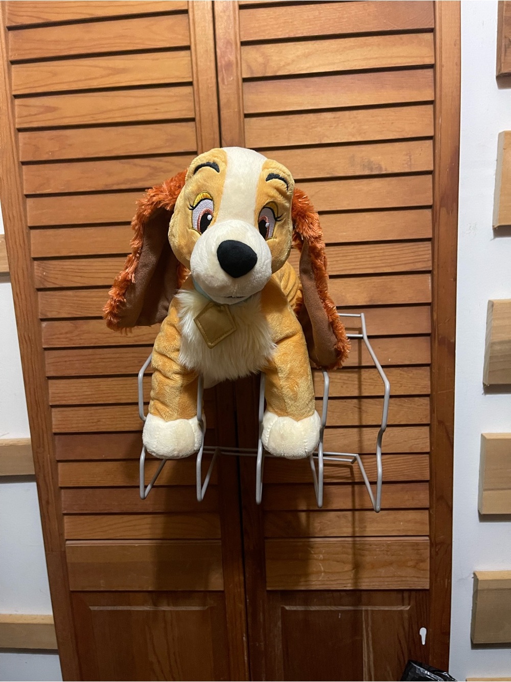 Disney Tan & Cream Plush Puppy Stuffed Animal